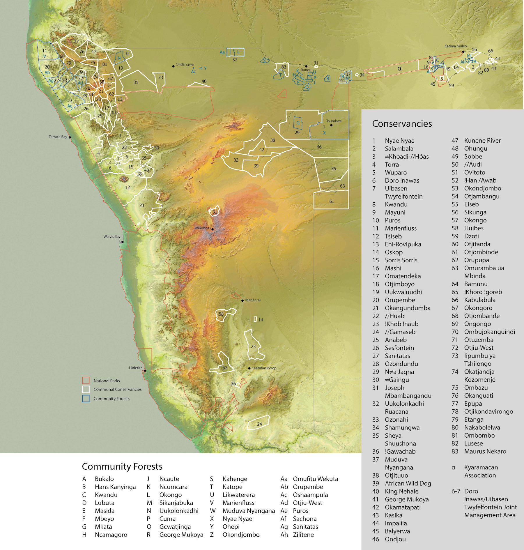 map of conservancies